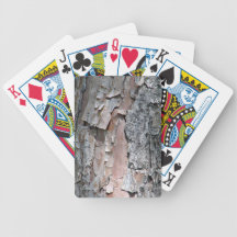 Cracked Bark Texture Card Deck
