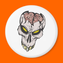 cracked brain skull magnets