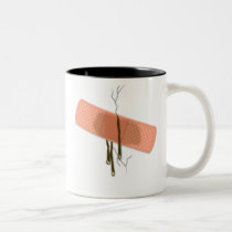 Cracked Coffee Cup mugs by screwballgraphics Cracked Coffee Cup mugs