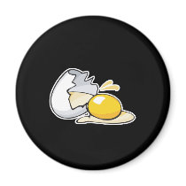cracked egg magnets
