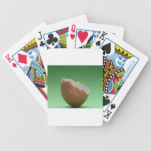 Cracked Egg Shell Bicycle Poker Cards