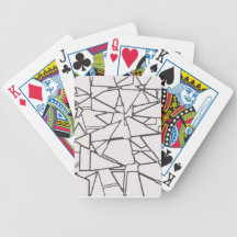 Cracked Glass Shards Playing Cards