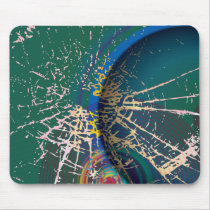 Cracked Green View mousepads by Abstraction Cracked Green View mousepads