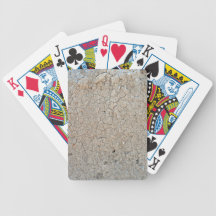 Cracked Ground Background Texture Card Deck