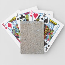 Cracked Ground Texture Bicycle Card Decks