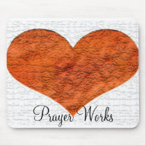 cracked heart, Prayer Works mousepads by restful cracked heart, Prayer Works mousepads