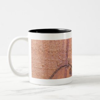 Cracked Knot Wood Mug mug