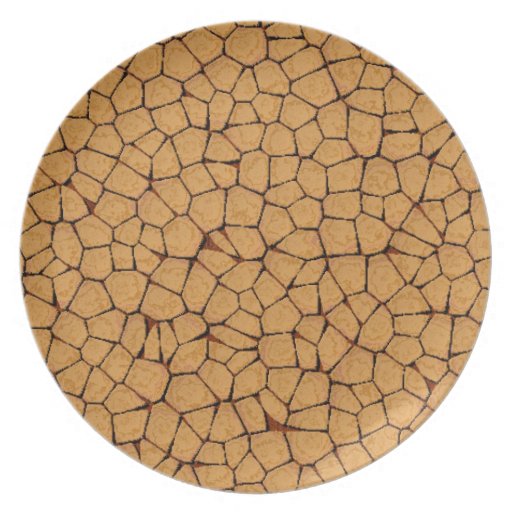Cracked Look Dinner Plates Zazzle