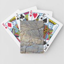 Cracked Mountain Rock texture Poker Cards