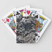 Cracked Rock Cliff Texture Bicycle Card Deck