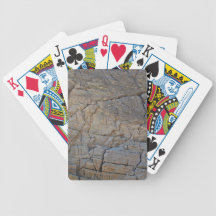 Cracked Rock texture Playing Cards