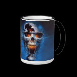 Cracked Skull Mug mugs