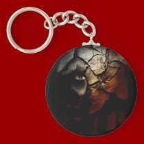 Cracked Up Card keychains