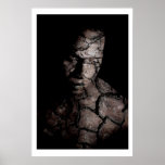 Cracked with border print