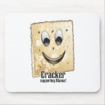 Cracker supporting Obama Mouse Mats