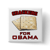 Crackers for Obama buttons