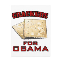 Crackers for Obama postcards by stiingya Crackers for Obama postcards