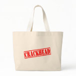Crackhead Stamp Canvas Bags