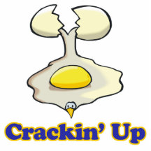 cracking up cracked egg photo cut outs