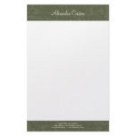Crackle Print Stationery Design