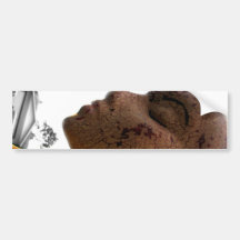 Crackled Bumper Sticker