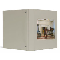 Cradle Near Fireplace binders