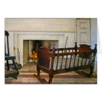Cradle Near Fireplace cards