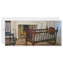 Cradle Near Fireplace Full Color Rack Card