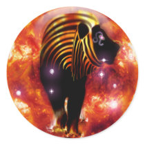 Craft Dungeon Zodiac-Leo Round Sticker
