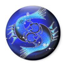 Craft Dungeon Zodiac - Pisces magnets by Craft_Dungeon Craft Dungeon Zodiac - Pisces magnets
