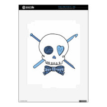 Craft Skull (Blue) Skin For iPad 2