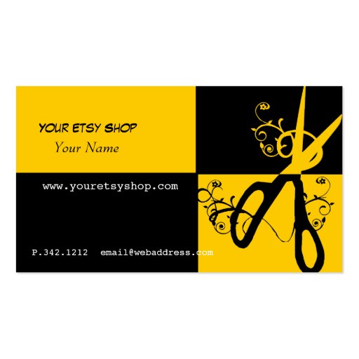 Crafter Artist, Beautician Business Cards (front side)