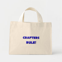 Crafters Rule! Canvas Bag