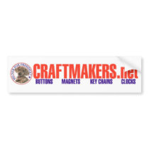 CRAFTMAKERS.net Bumper Sticker bumper stickers by mikek92349 CRAFTMAKERS.net Bumper Sticker bumper stickers