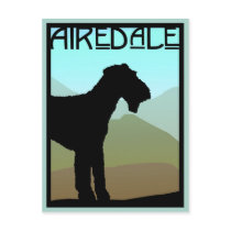 Craftsman Airedale Terrier Postcards