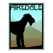 Craftsman Airedale Terrier Postcards