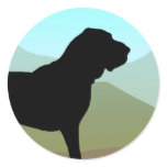 Craftsman Style Bloodhound Dog Stickers