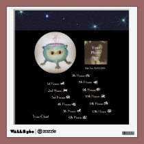 Crafty Cauldron Birth Chart Customizable wall decals