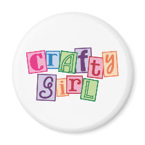 Crafty Girl magnets