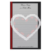 Crafty Heart Stationary stationery by Customizables Crafty Heart Stationary stationery
