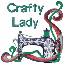 Crafty Lady Sewing embroidered shirts by Embroidery4U Crafty Lady Sewing embroidered shirts