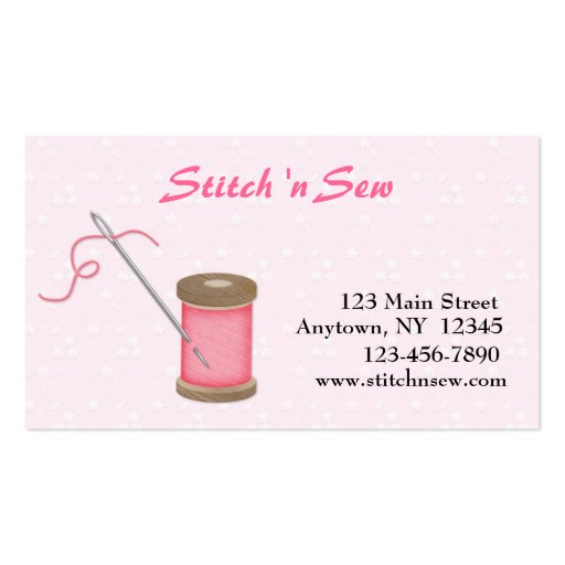 Sewing Business Cards Templates Free Printable Templates
