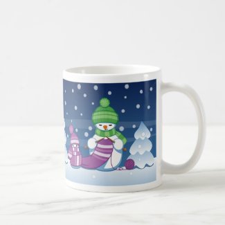 Crafty Snowman Mug