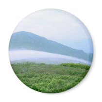 Craggy early morning Magnet by jetkrazee Craggy early morning Magnet