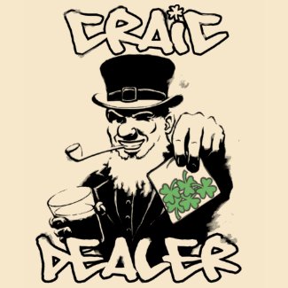 Craic Dealer Urban Graffiti TShirt shirt