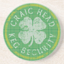 Craic Head Keg Security Coaster