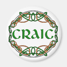 CRAIC Irish Fun! Enjoyment! Magnets
