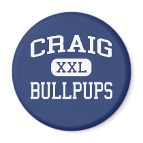 Craig Bullpups Middle School Craig Colorado magnets by customteamsportswear Craig Bullpups Middle School Craig Colorado magnets