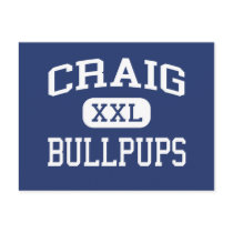 Craig Bullpups Middle School Craig Colorado postcards