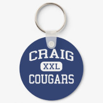 Craig - Cougars - High - Janesville Wisconsin keychains by customteamsportswear Craig - Cougars - High - Janesville Wisconsin keychains